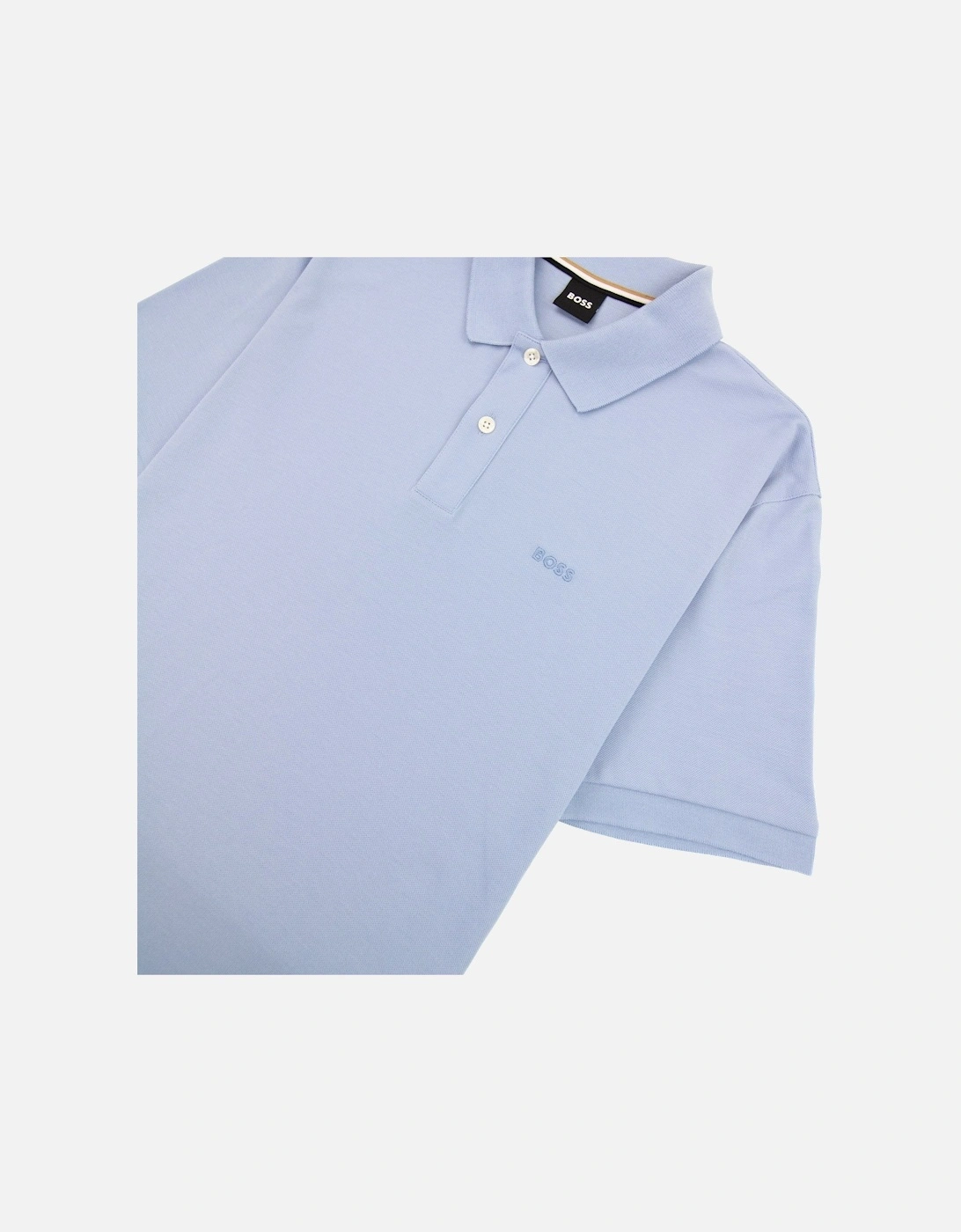Pallas Embroidered Logo S/s Polo Light Blue 492