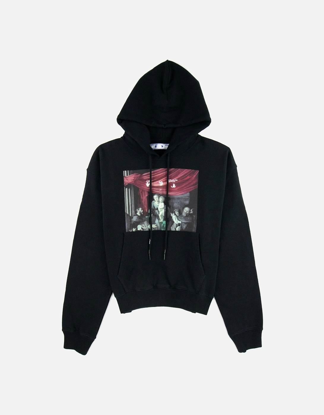 Off White Caravage Printed Hooded Sweatshirt Black/black, 5 of 4