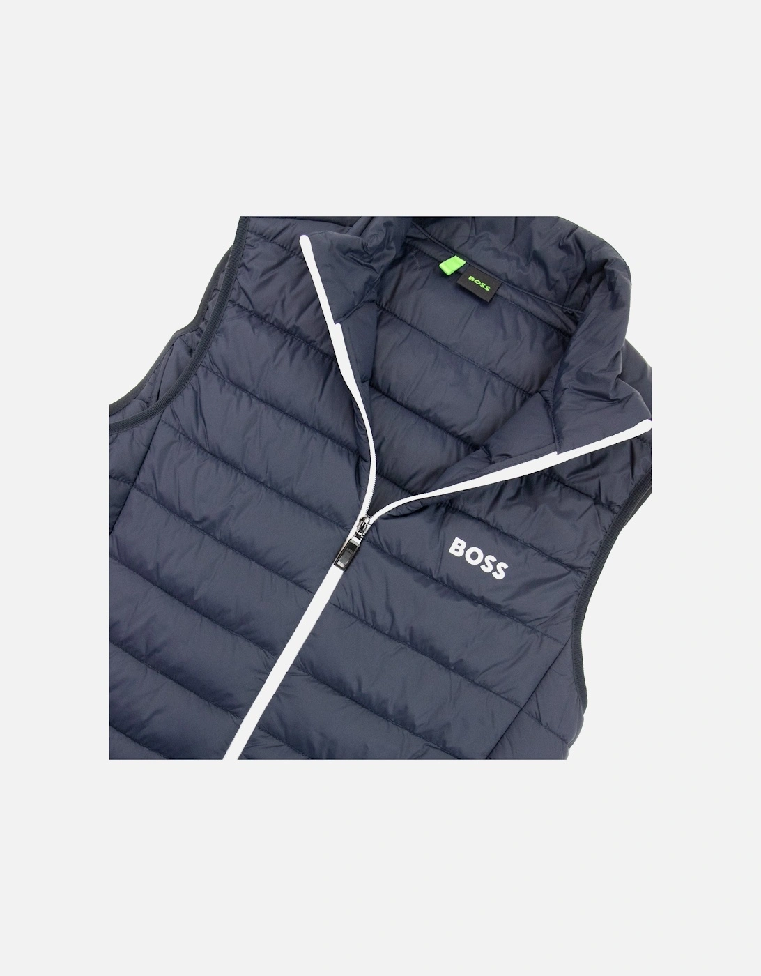 V Thor Logo Detail Water Repellent Gilet Navy 402
