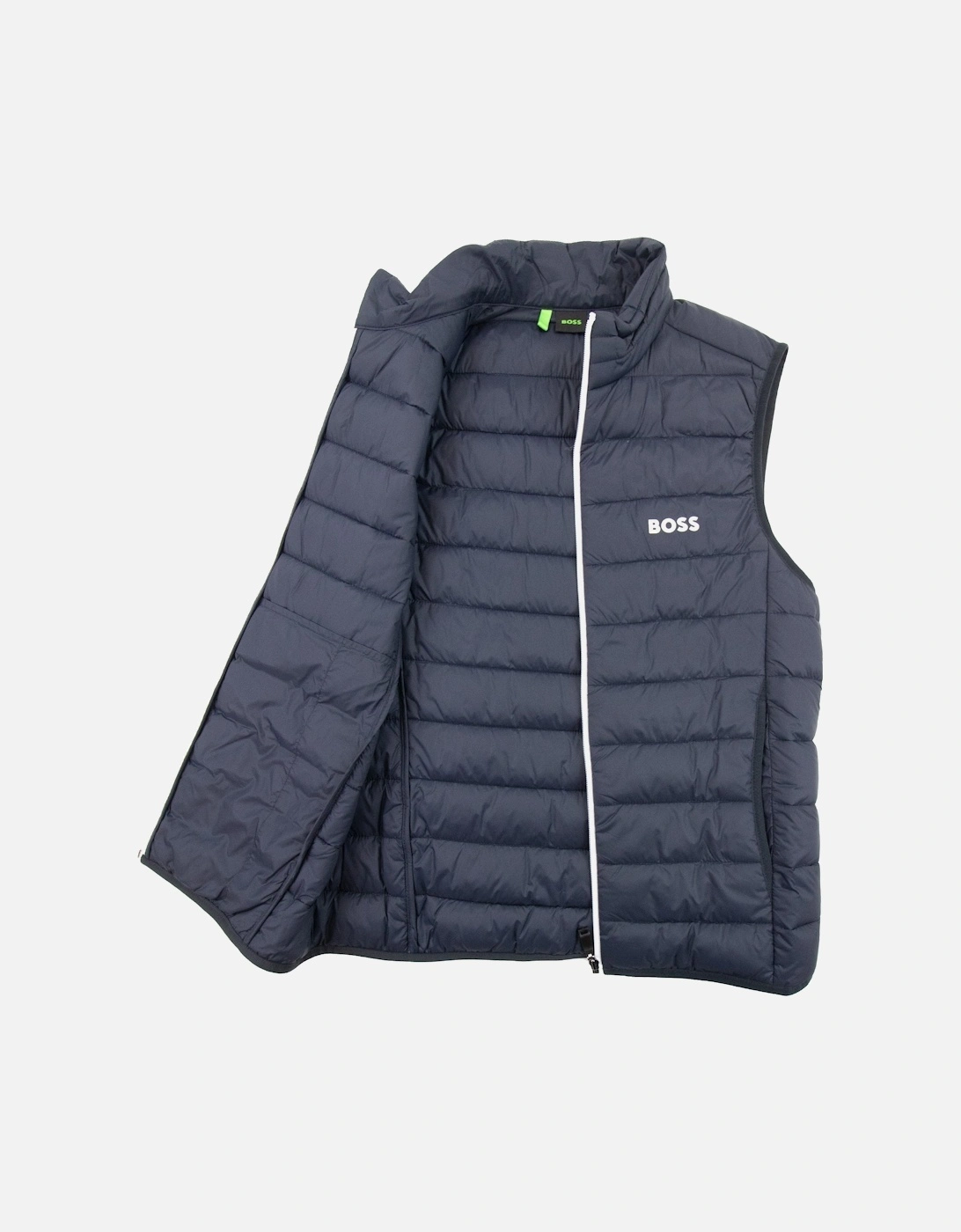 V Thor Logo Detail Water Repellent Gilet Navy 402