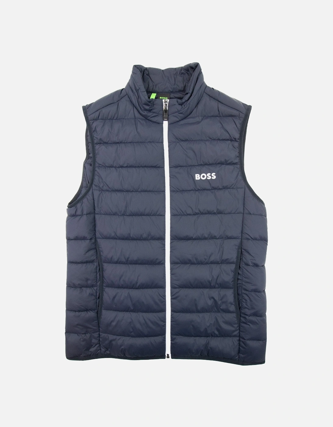 V Thor Logo Detail Water Repellent Gilet Navy 402, 6 of 5
