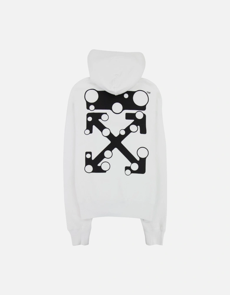 Off White Bubble Arrow Skate Hoodie White/black