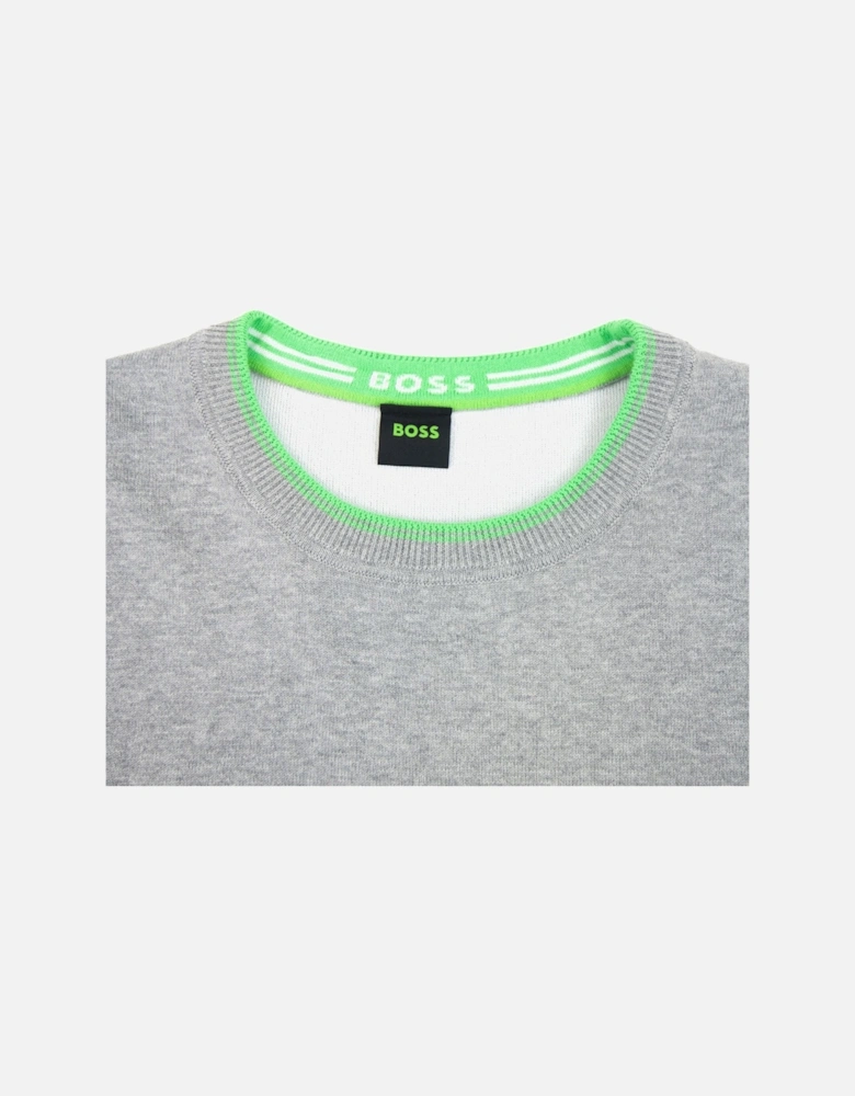 Ritom Curved Logo Sweatshirt Grey 059