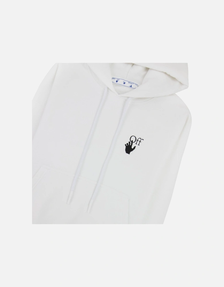 Off White Bubble Arrow Skate Hoodie White/black