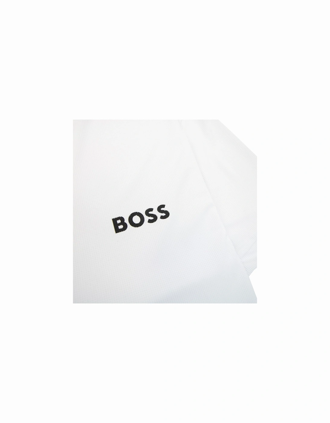 Boss X Matteo Berrettini Waffle-fabric T-shirt With Signature-stripe Artwork White 100