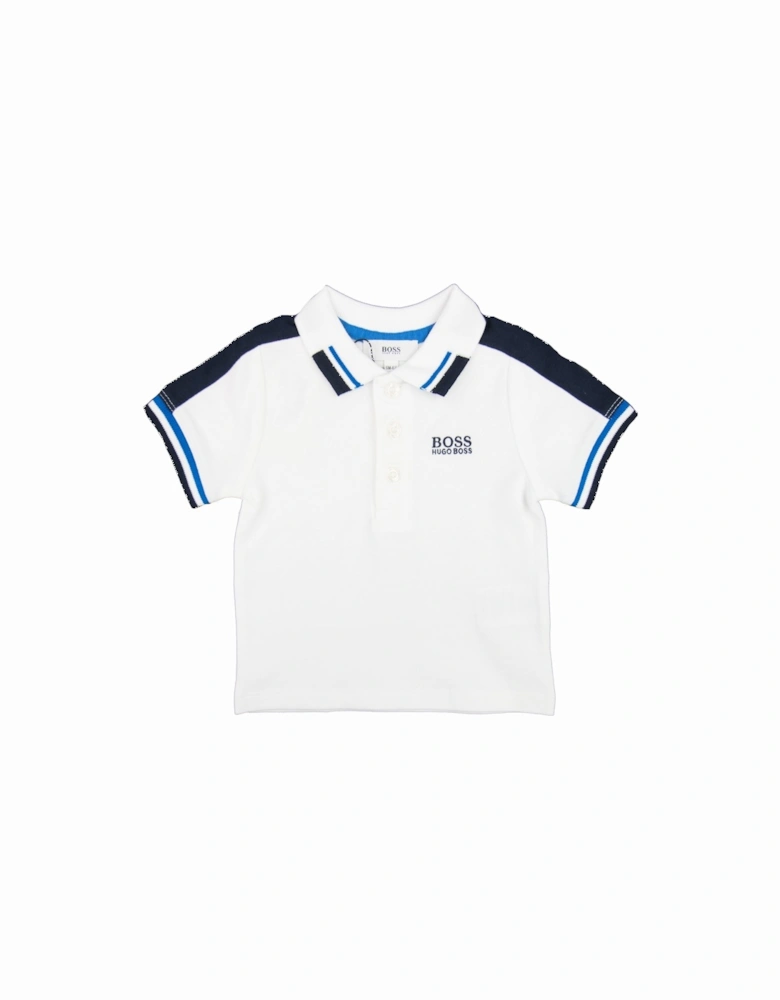 Kids Polo & Bermuda Shorts Set White