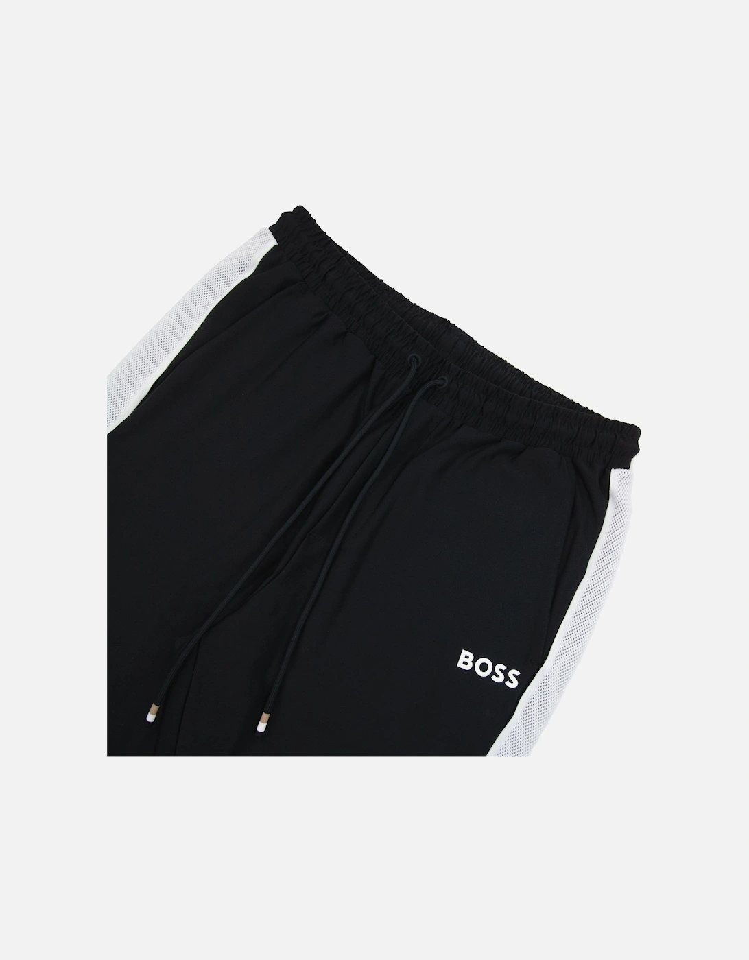 Boss X Matteo Berrettini Tracksuit Bottoms With Contrast Tape And Branding Black 001
