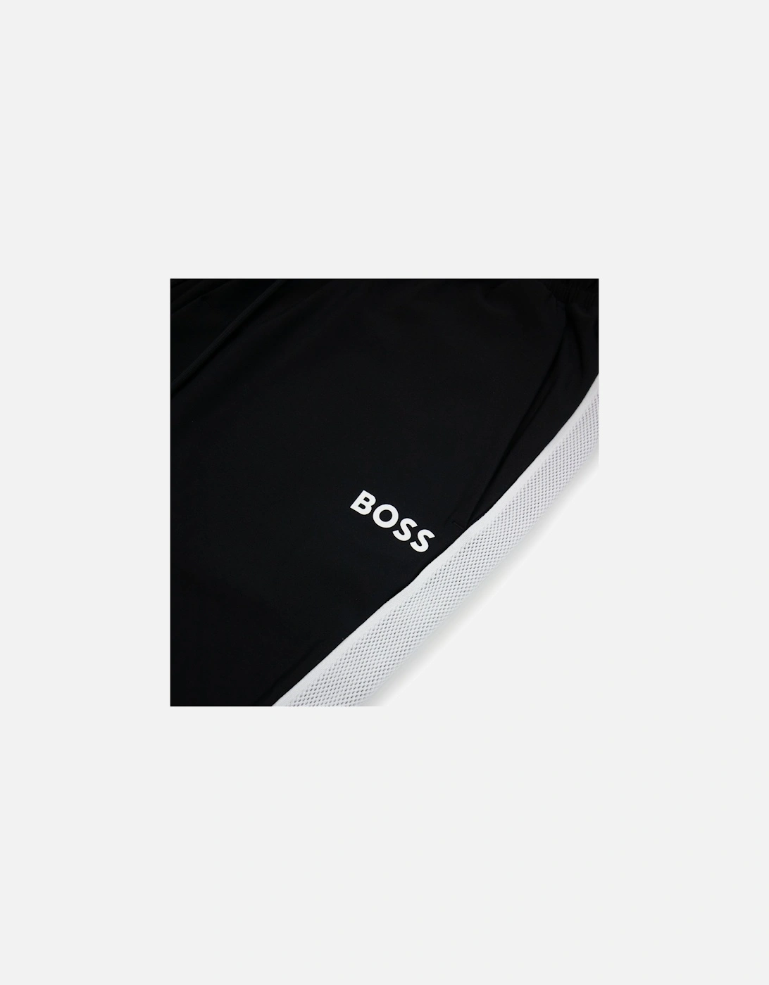 Boss X Matteo Berrettini Tracksuit Bottoms With Contrast Tape And Branding Black 001