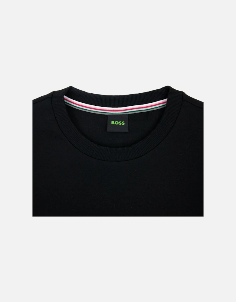 Salbo 1 Embroidered Layered Logo Sweatshirt Black 001