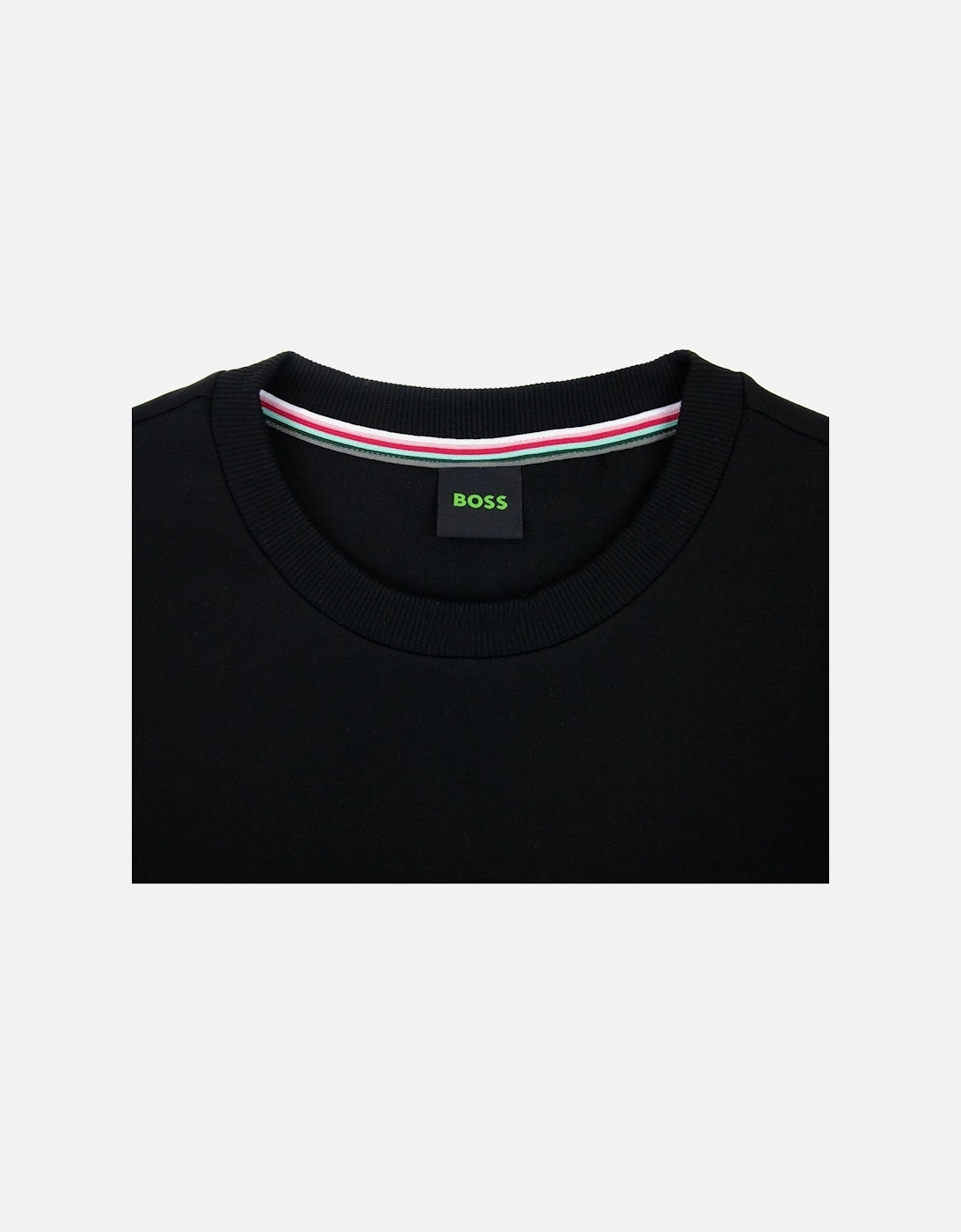 Salbo 1 Embroidered Layered Logo Sweatshirt Black 001