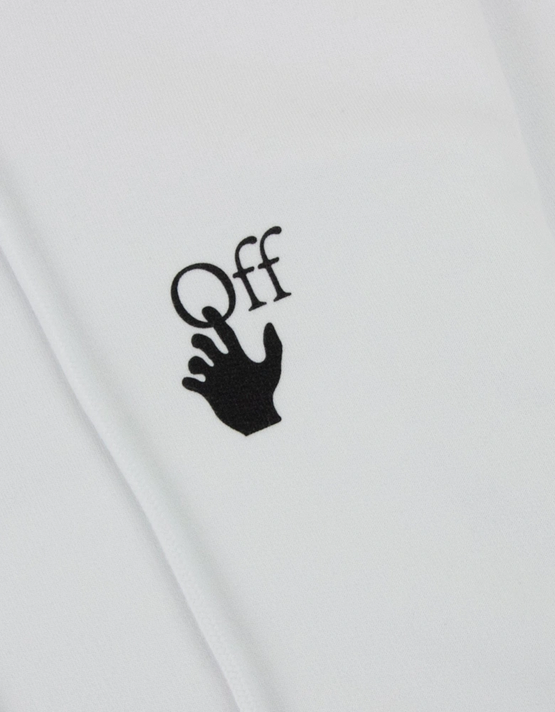 Off White Degrade Arrow Slim Hoodie White Multi