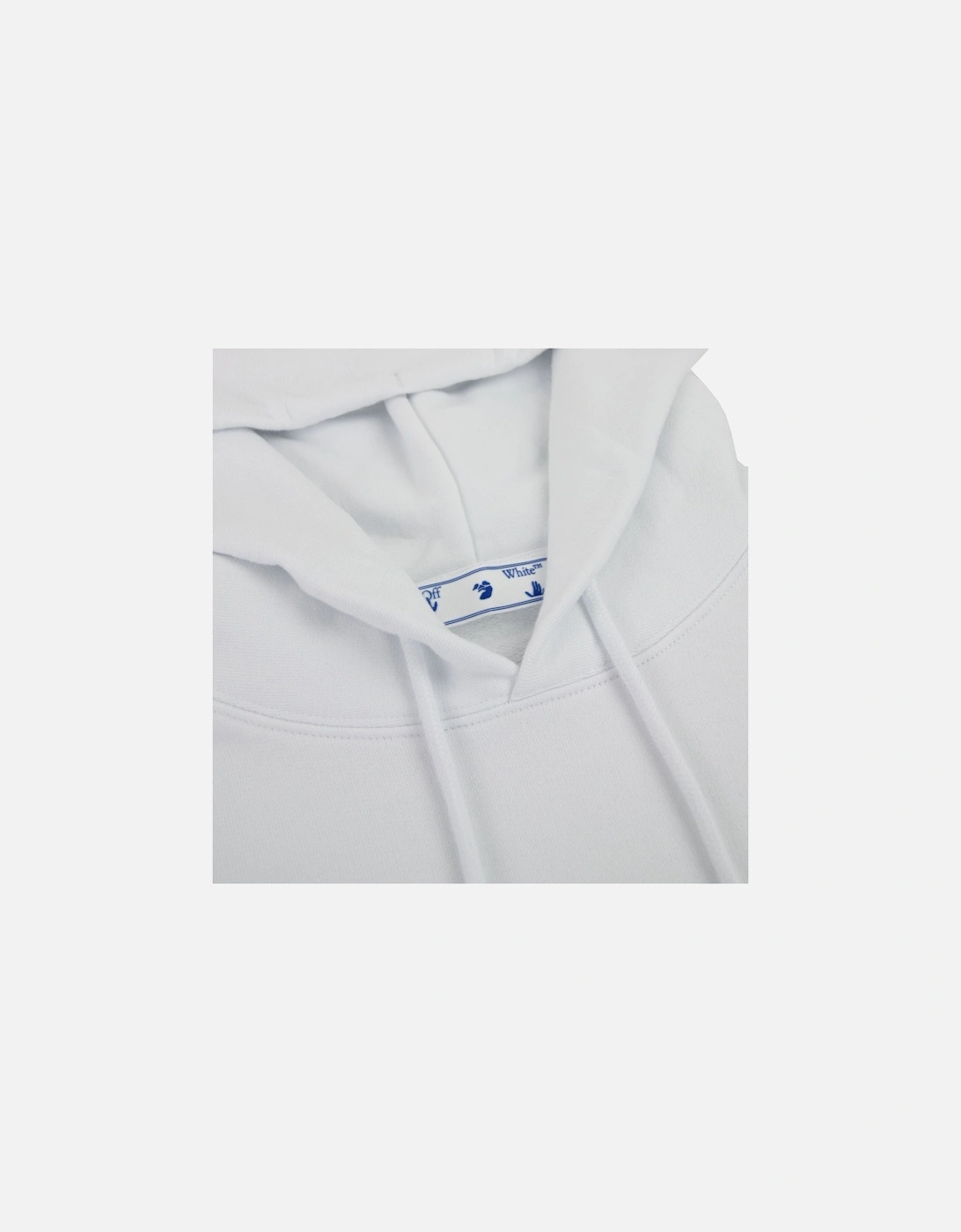 Off White Degrade Arrow Slim Hoodie White Multi