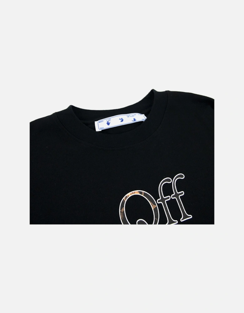 Off White Carav Hand S/s T Shirt Black Multi