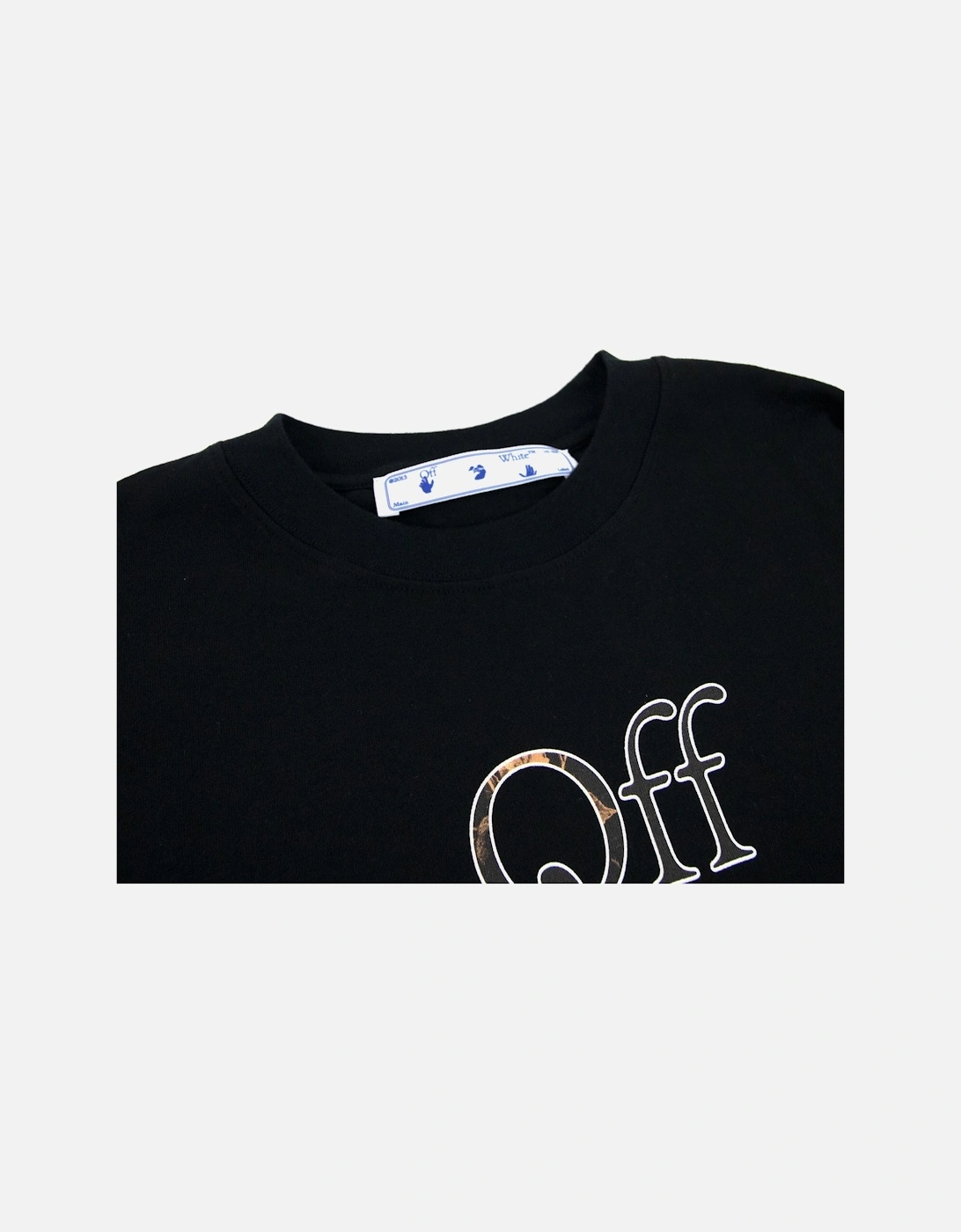 Off White Carav Hand S/s T Shirt Black Multi