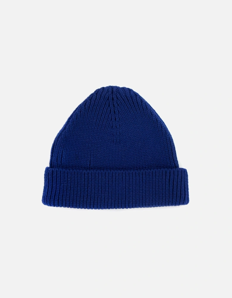 Off White Hand Off Wool Rib Beanie Blue Black