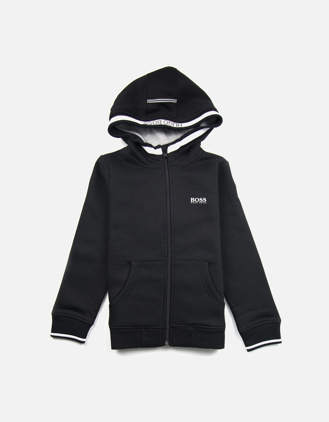 Kids Fleece Hoody Black, 3 of 2