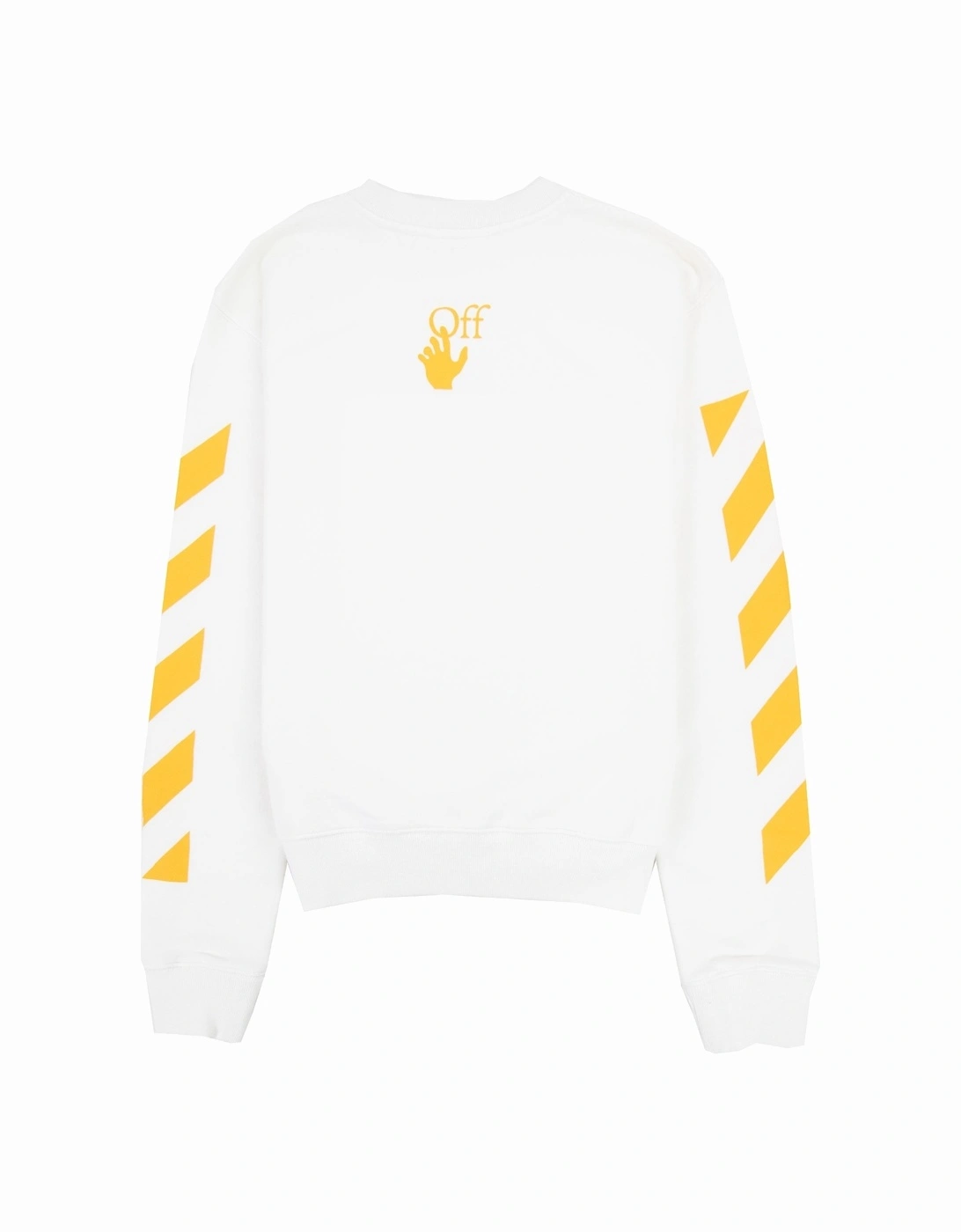 Off White Carav Painting Slim Crewneck Sweatshirt White Multi