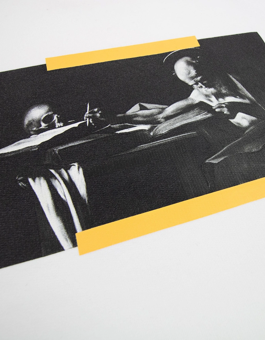 Off White Carav Painting Slim Crewneck Sweatshirt White Multi