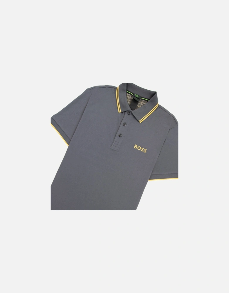 Paddy Pro Regular Fit Polo Dark Grey 027