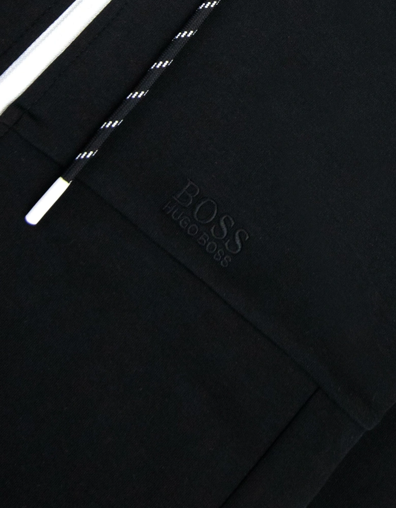 Saggy 1 Zip Up Sweatshirt Black 001