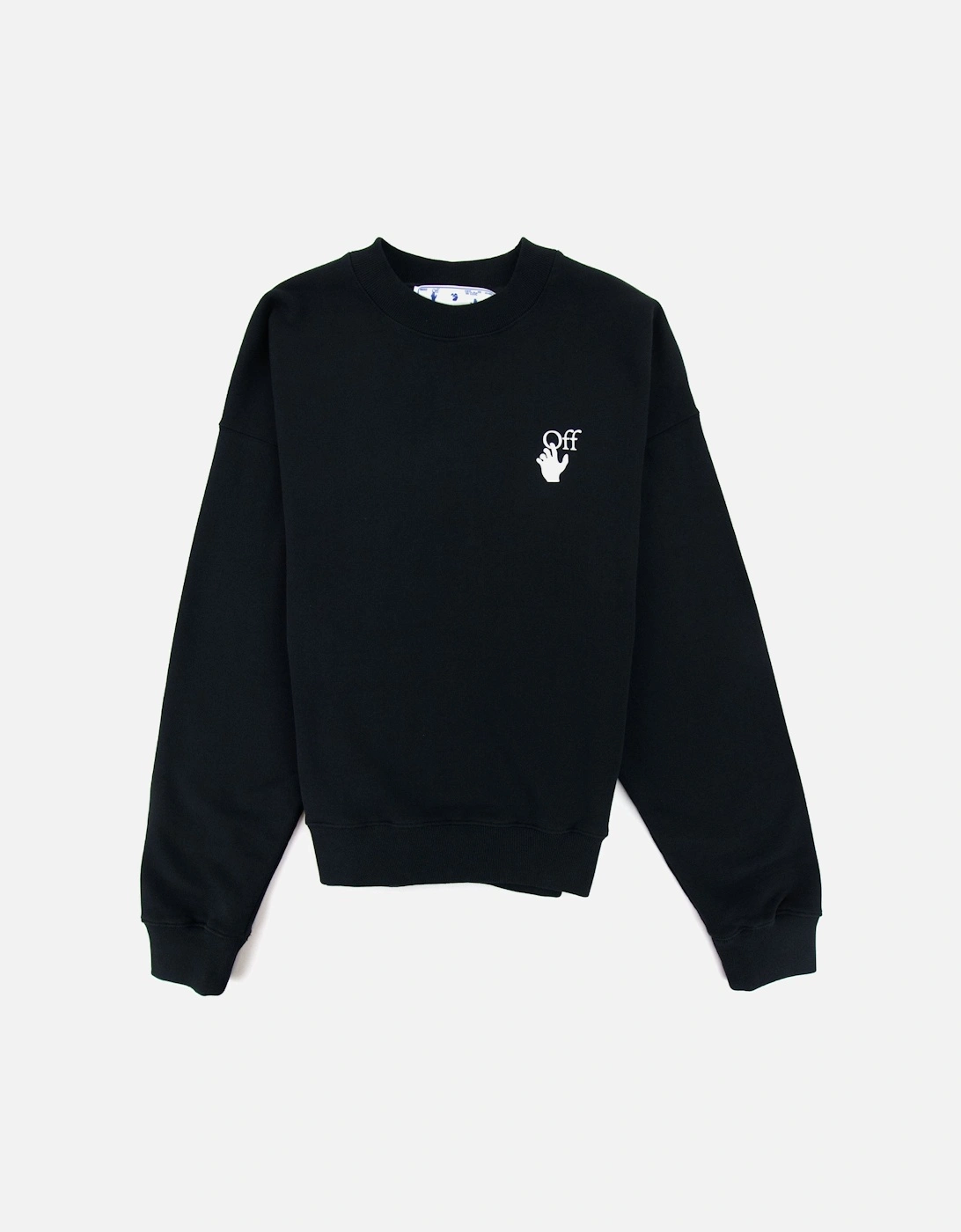 Off White Cut Here Arrow Skate Sweatshirt Black/white, 7 of 6