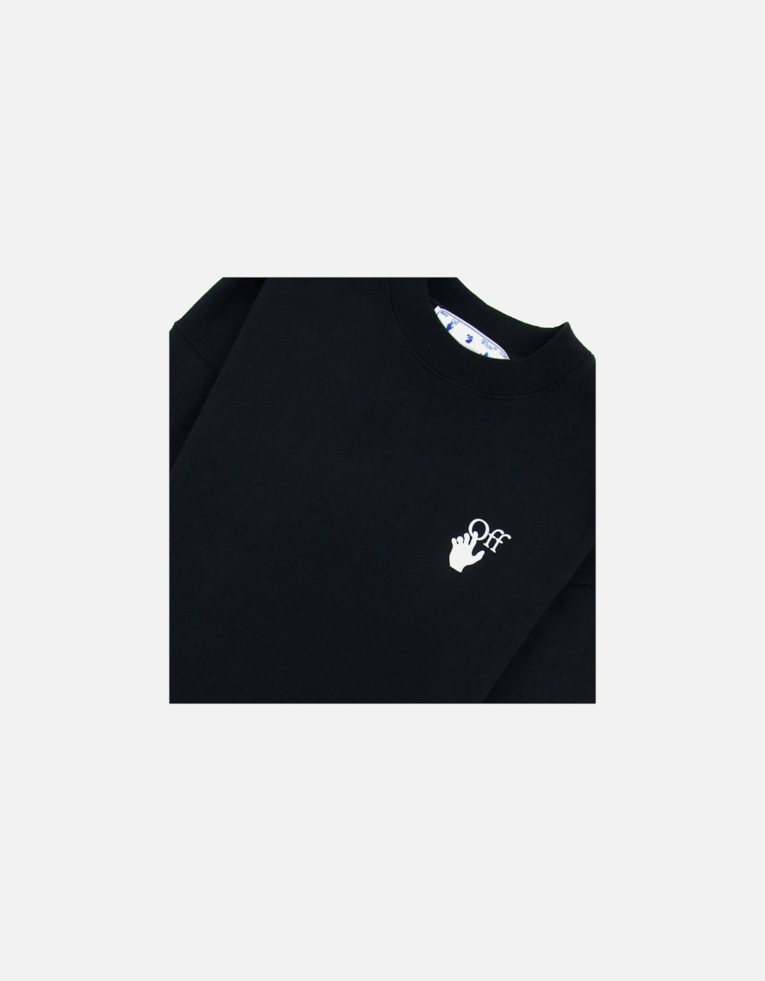 Off White Cut Here Arrow Skate Sweatshirt Black/white