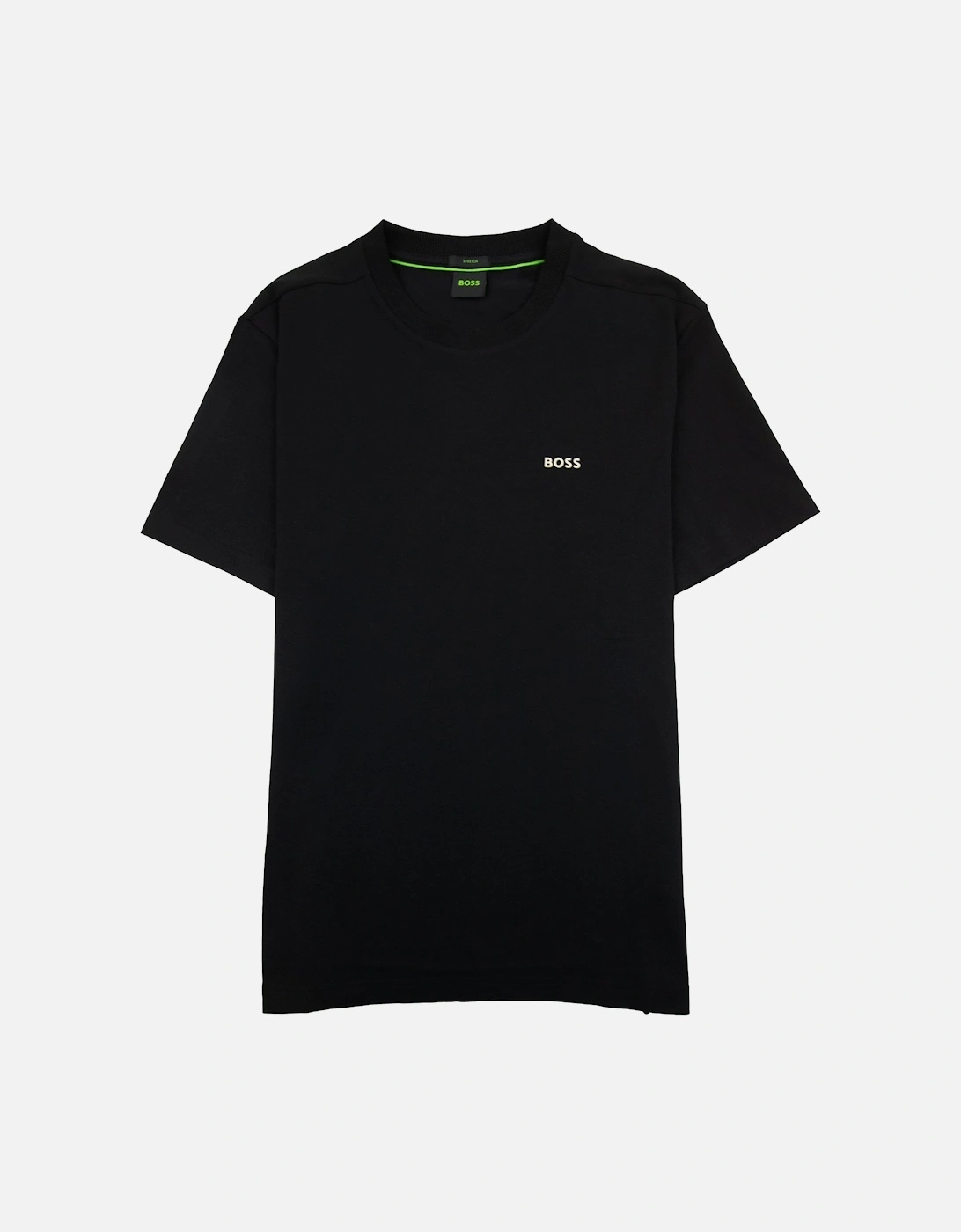Contrast Printed Logo Tee Black 005, 5 of 4