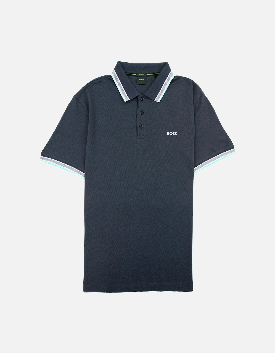 Paddy Embroidered Logo Polo Navy 409, 4 of 3