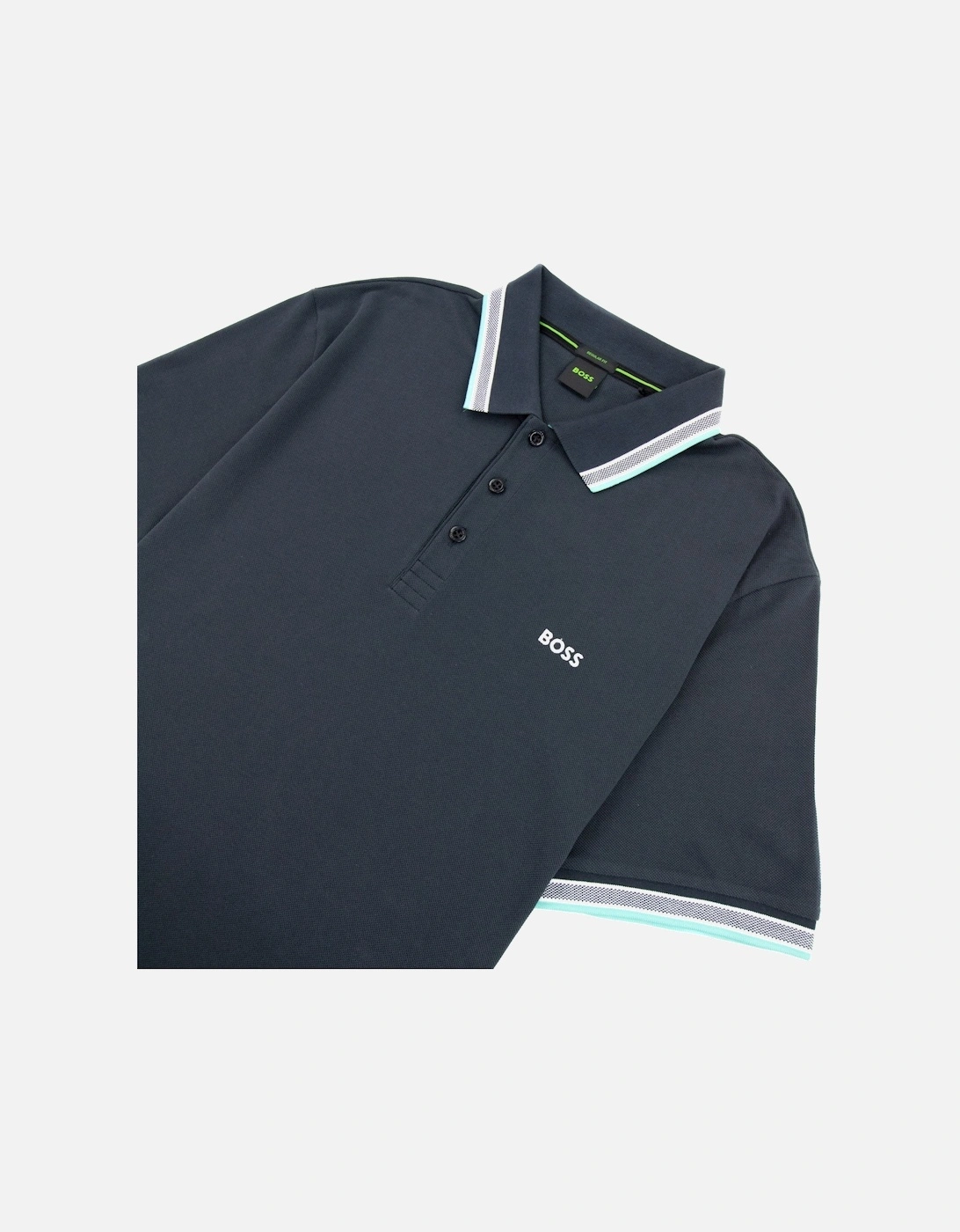 Paddy Embroidered Logo Polo Navy 409