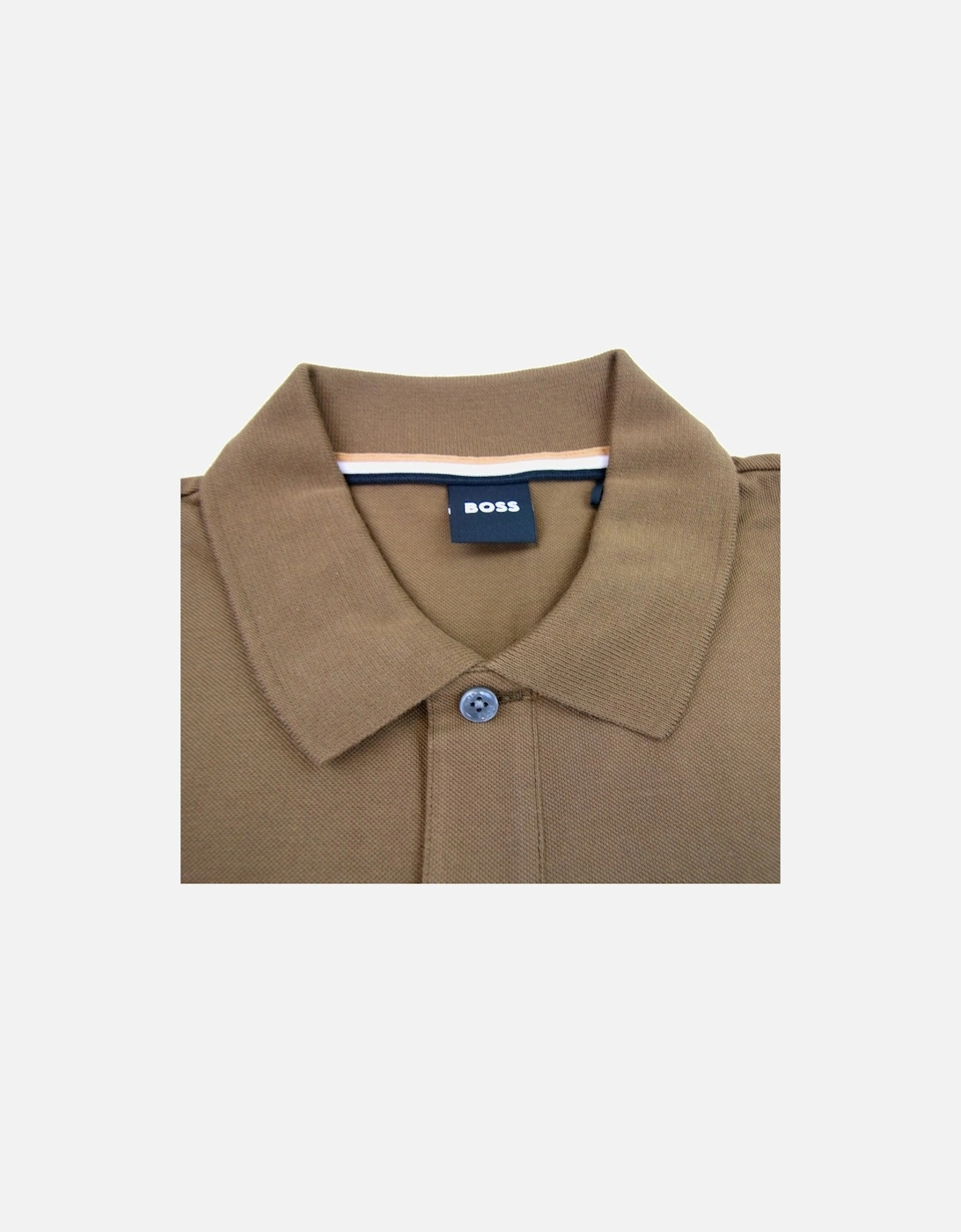 Pallas Embroidered Logo S/s Polo Dark Brown 361