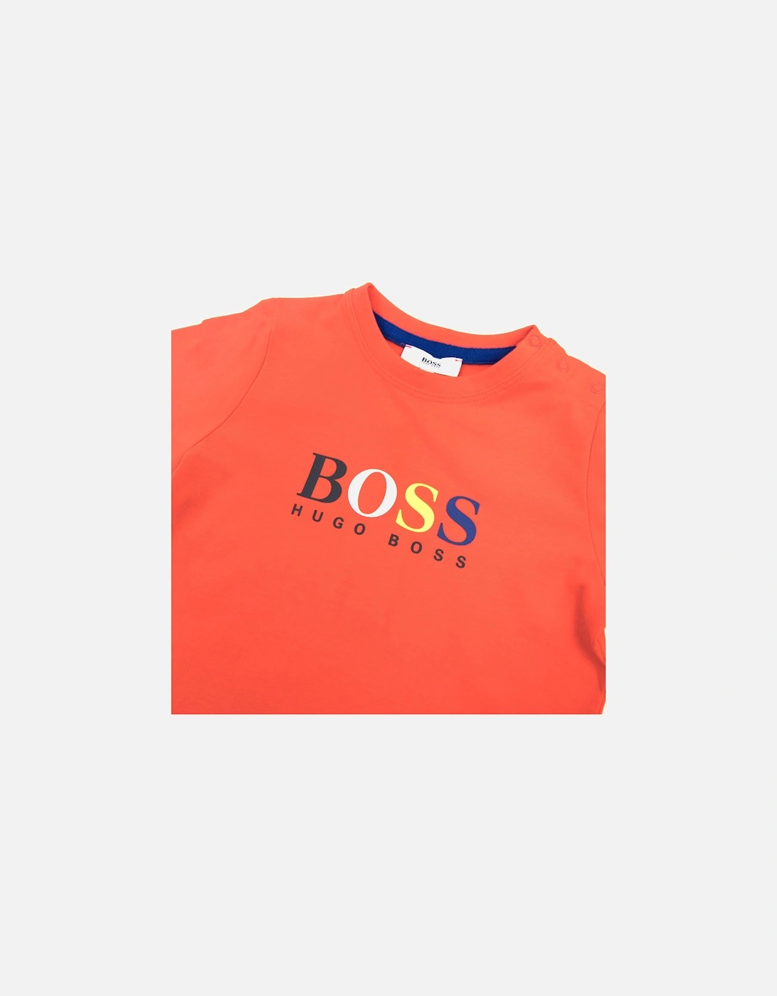 Kids Multi Logo T-shirt Red