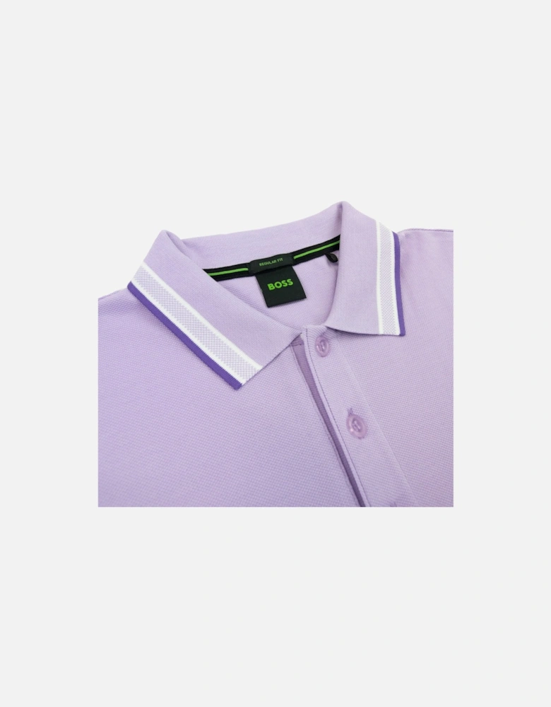 Paddy Embroidered Logo Polo Light Purple 534