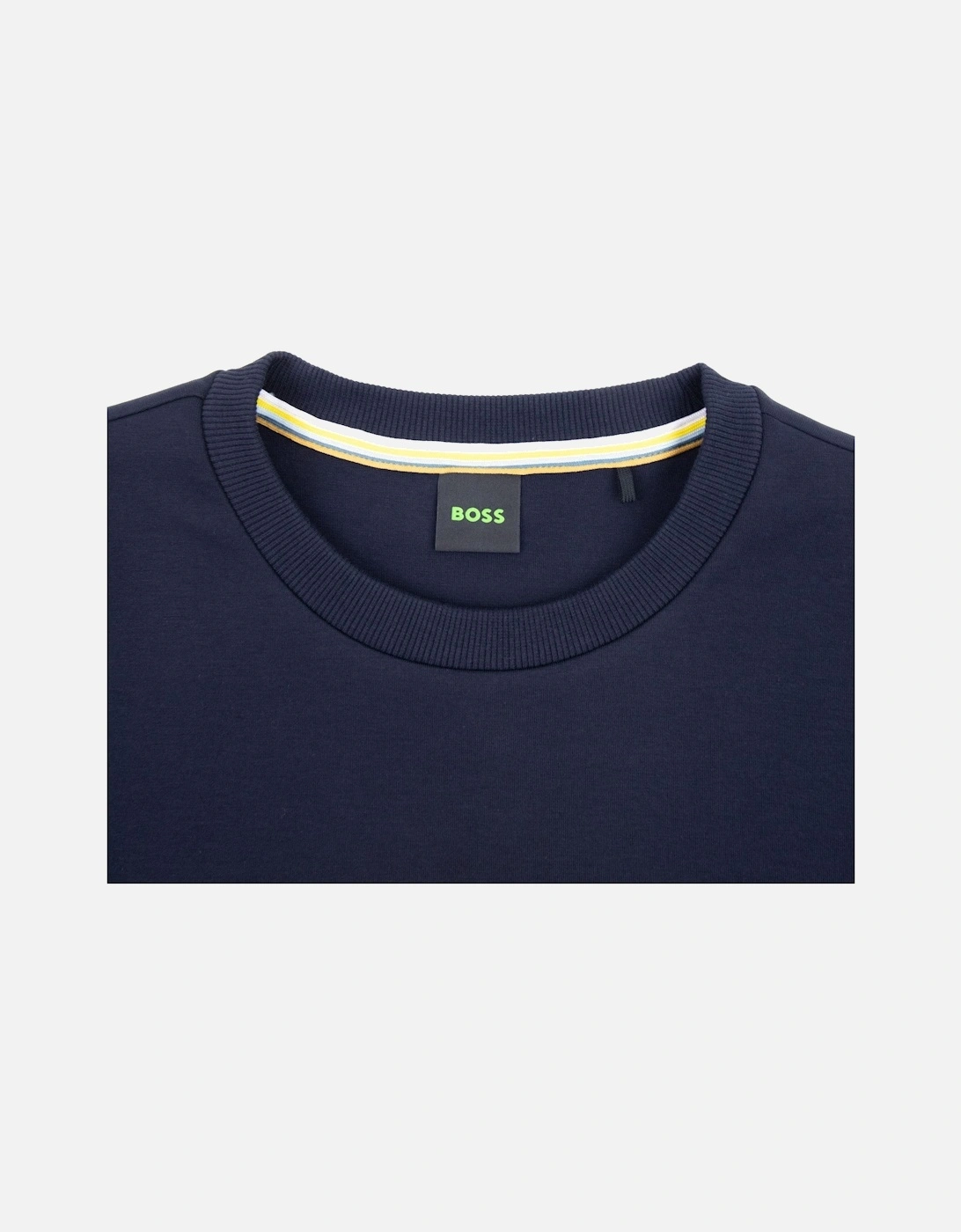 Salbo 1 Embroidered Layered Logo Sweatshirt Dark Navy 402