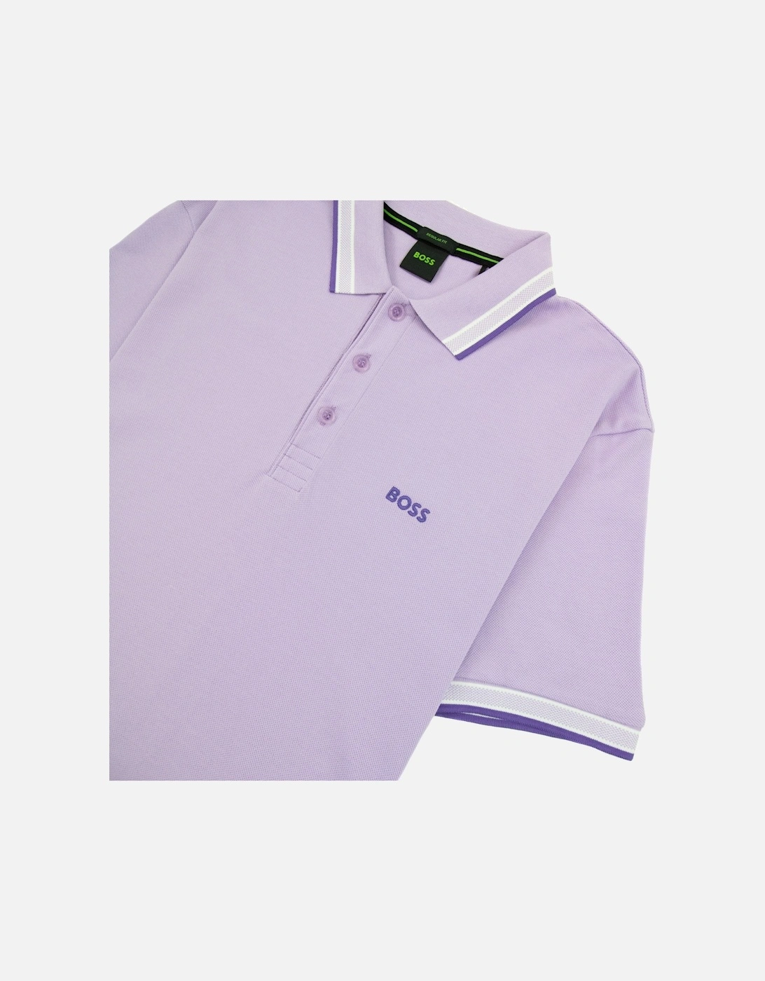 Paddy Embroidered Logo Polo Light Purple 534
