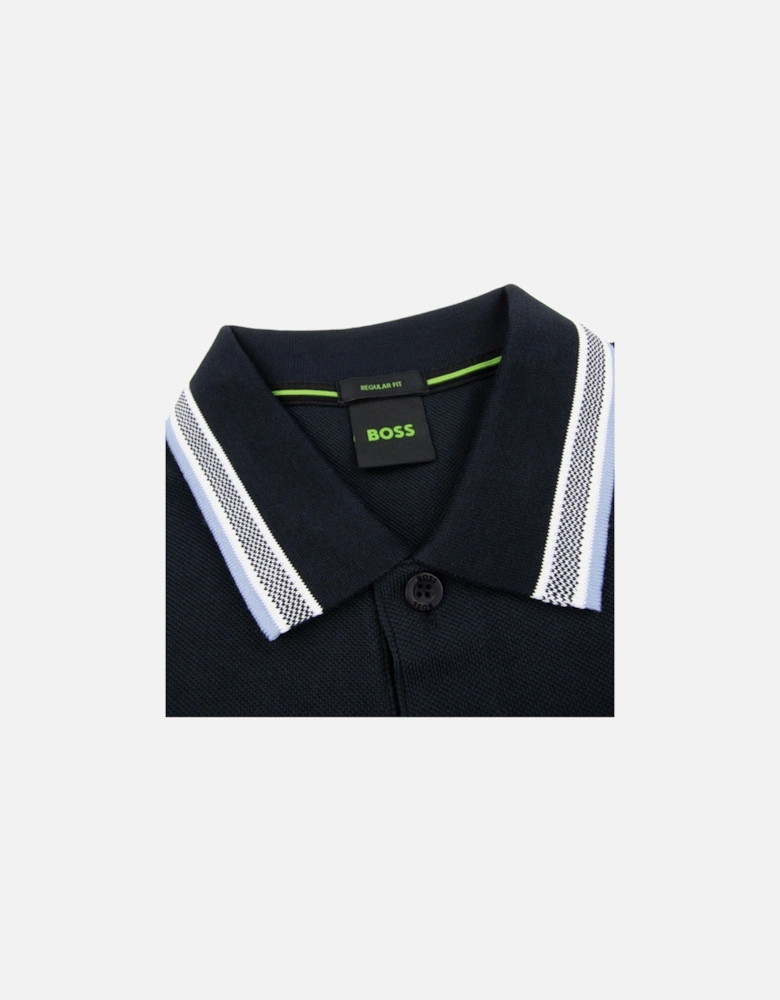 Paddy Embroidered Logo Polo Navy
