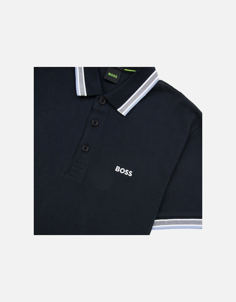 Paddy Embroidered Logo Polo Navy
