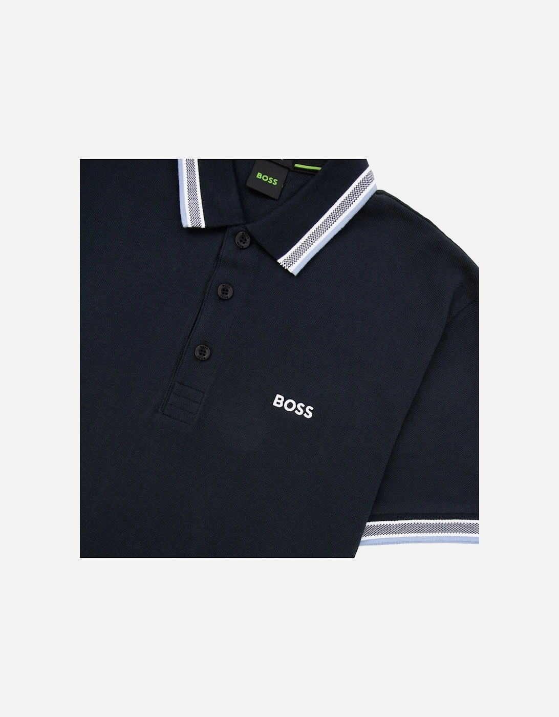Paddy Embroidered Logo Polo Navy