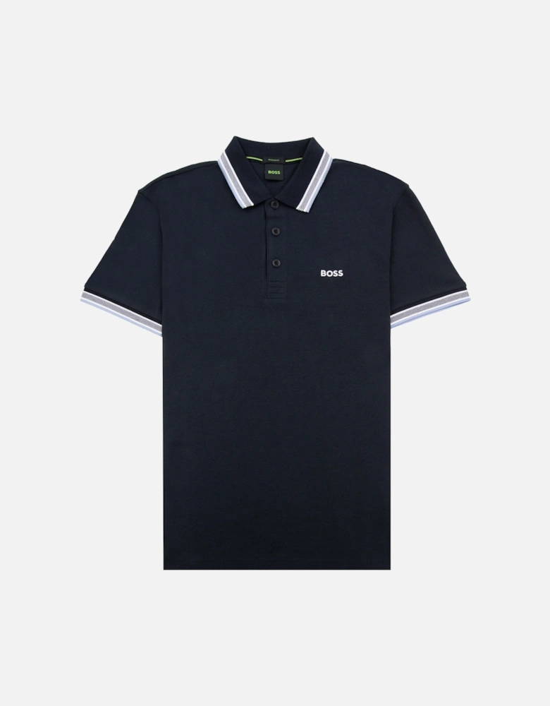 Paddy Embroidered Logo Polo Navy