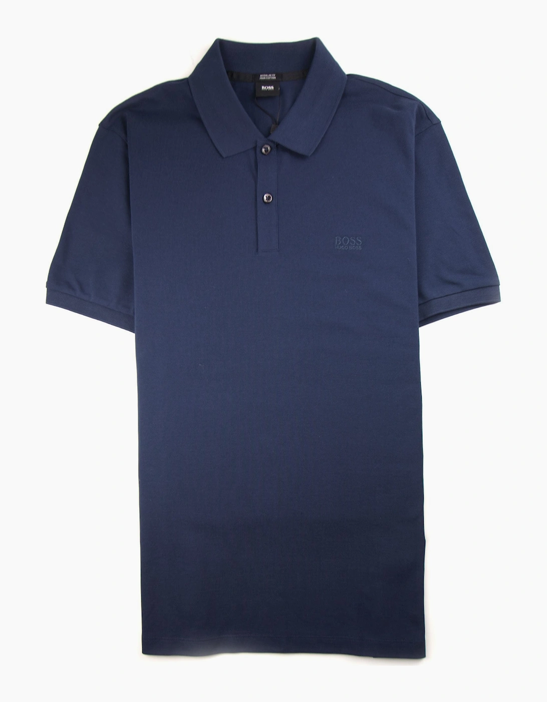 Men's Hugo Boss Pallas Short Sleeve Polo Shirt Navy - Size: 36