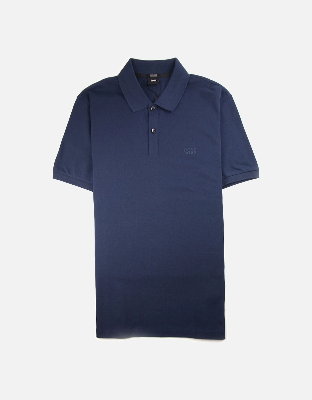 Pallas Short Sleeve Polo Shirt Navy, 3 of 2