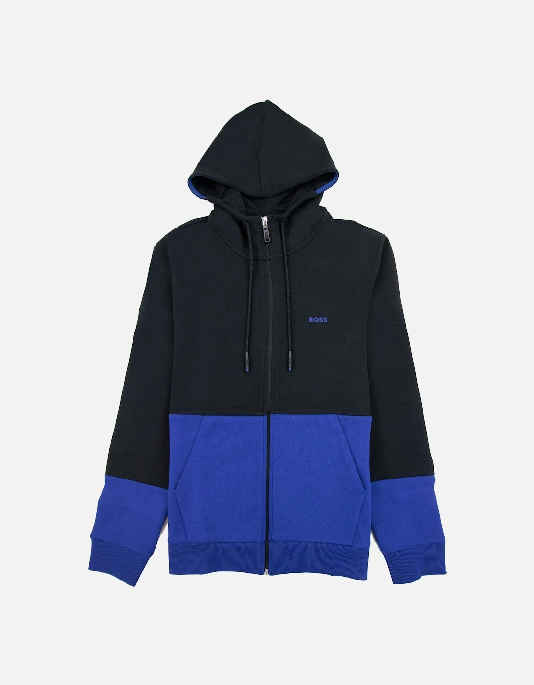 Saggy 1 Embroidered Logo Zip Up Sweatshirt Black 001, 6 of 5