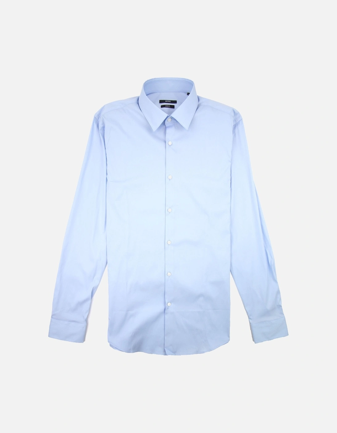 Slim Fit Stretch Shirt Sky Blue, 3 of 2