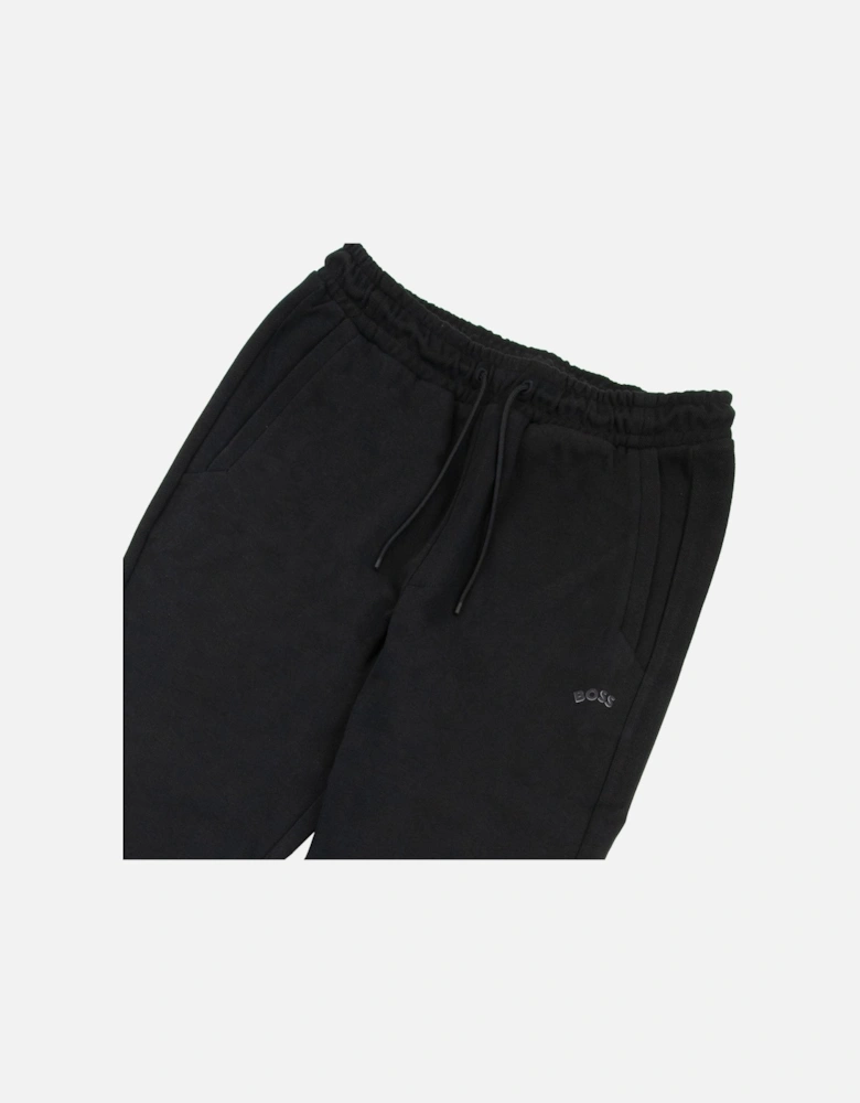 Hadiko Curved Logo Jogging Pants Black 001