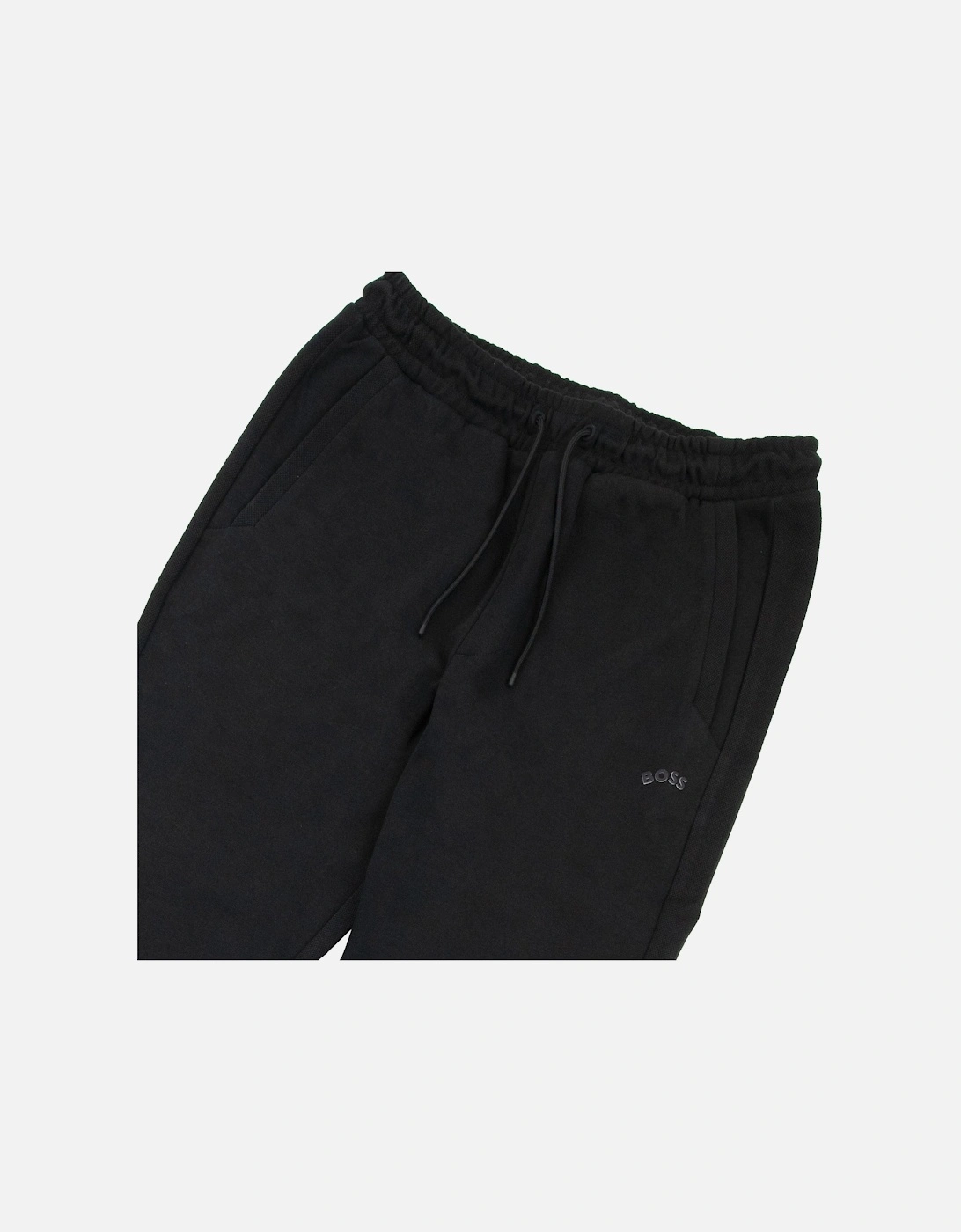 Hadiko Curved Logo Jogging Pants Black 001