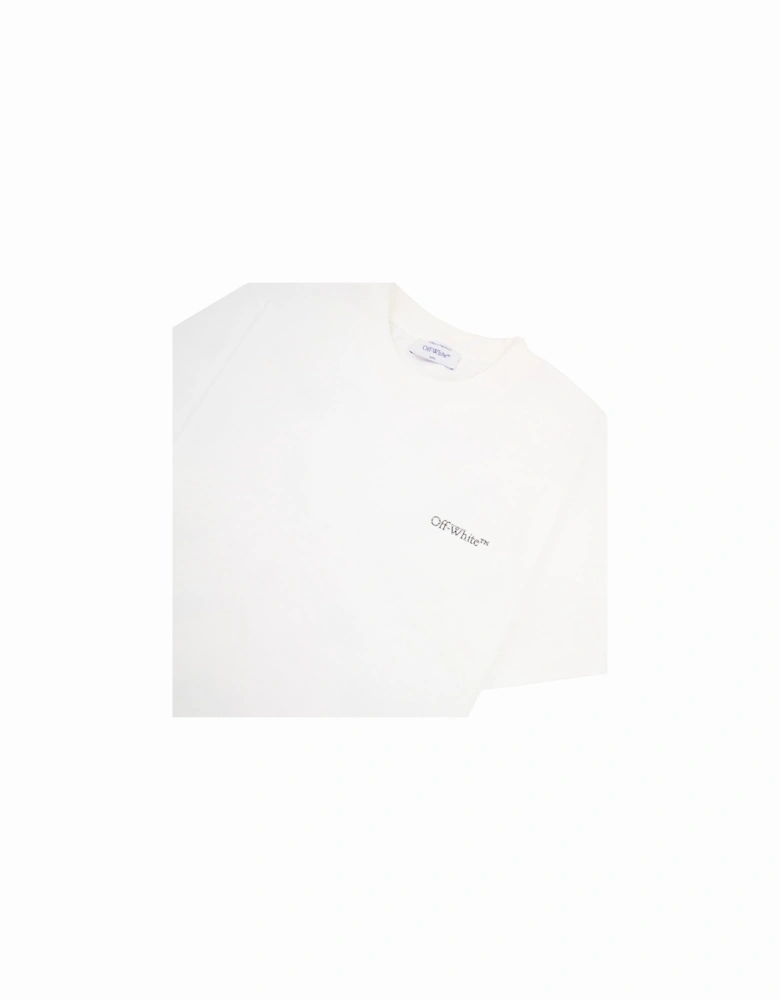 Off White Scratch Arrow Slim S/s T Shirt White/black
