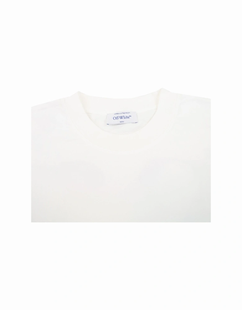 Off White Scratch Arrow Slim S/s T Shirt White/black
