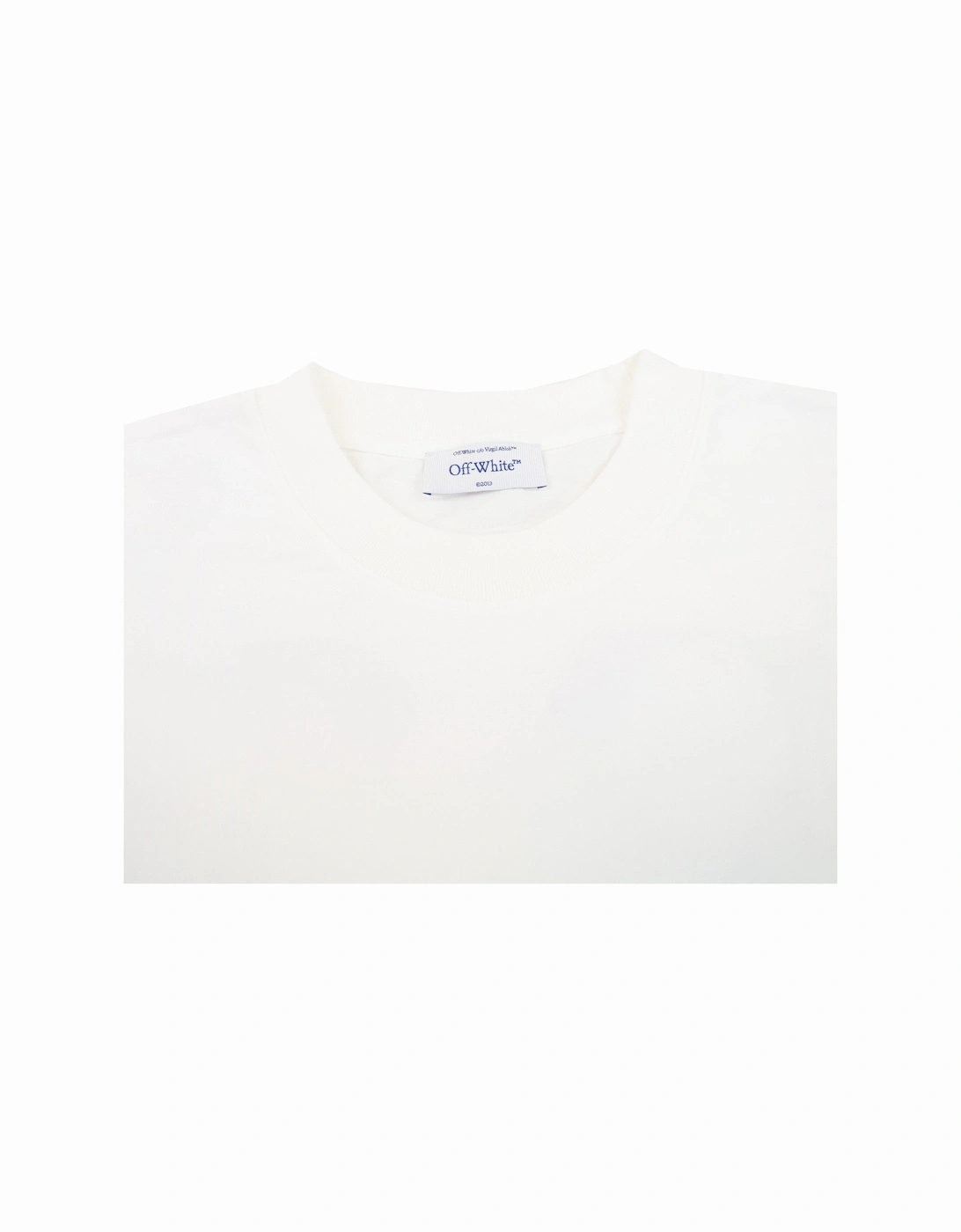 Off White Scratch Arrow Slim S/s T Shirt White/black