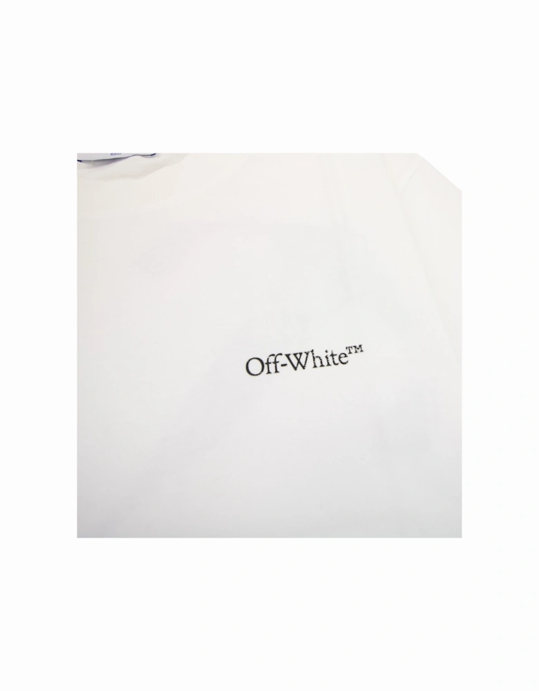 Off White Scratch Arrow Slim S/s T Shirt White/black