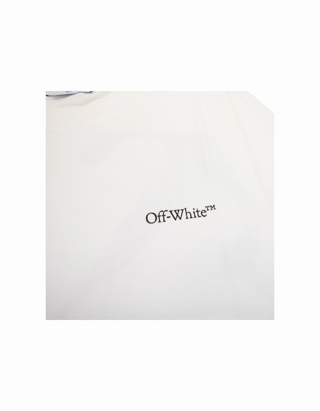 Off White Scratch Arrow Slim S/s T Shirt White/black