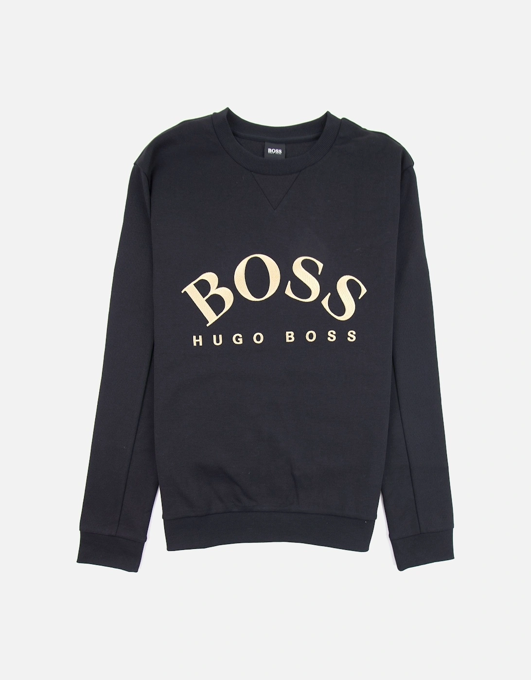 Curved Logo Salbo Sweatshirt 006 Black, 3 of 2